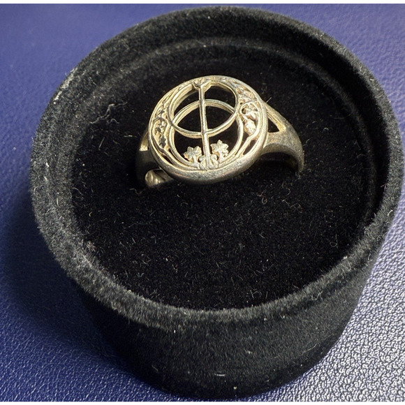 Vintage Peter Stone Sterling Silver Celtic Chalice Ring PSCL Sz 11.25 PSCL 925 - Picture 3 of 16